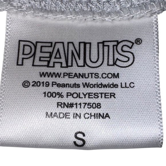 Christmas Sweatshirt Peanuts Snoopy Gray Soft Kids - Picture 3 of 3